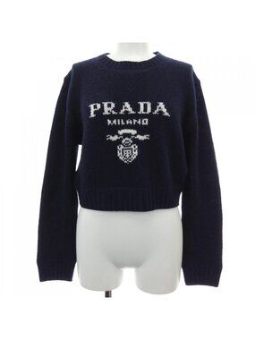 Prada Intarsia Logo Knit